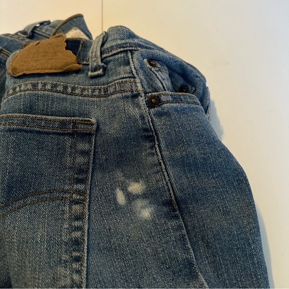 Lev’s Vintage 2000s Y2K Women’s 505 Straight Leg Blue Jeans - Size 12 - Picture 15 of 16